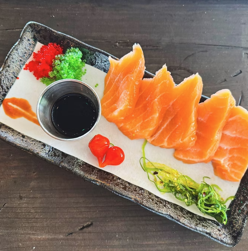 The Oyster Shack Escambron Beach Salmon Crudo